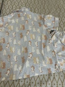 Savana Cute Cartoon Pajama Set