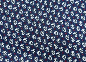 Slim Flit Skull Monogram Shirt