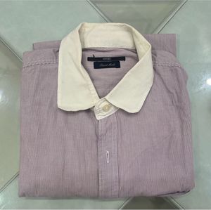 Men's Striped Button-Up Shirt