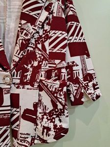 Women's blazer style shrug