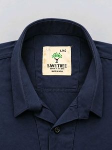 Men's Navy Blue Short Sleeve Shirt