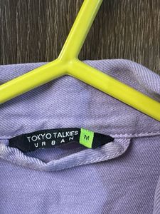 Lavender Denim Jacket