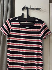 Striped T-Shirt Dress
