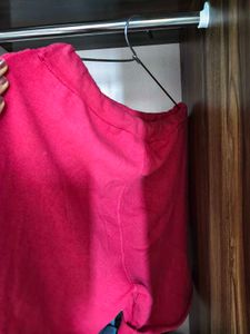 Fuchsia Terry Shorts