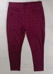 Maroon Jegging