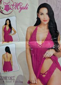 Red Lace Babydoll Lingerie