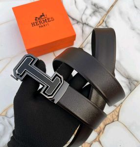 Hermes  Stylish H Buckle Leather Belt