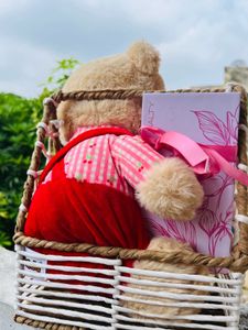 Teddy Bear Gift Set with Necklace &amp; Earrings