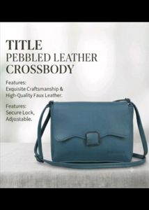 Pebbled Leather Crossbody Bag