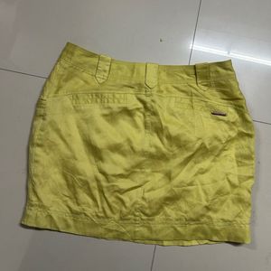 Yellow Mini Skirt