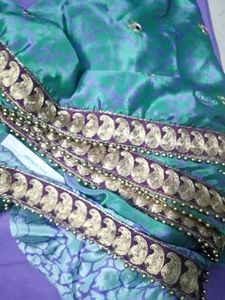 Beads Worked Saree