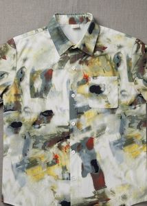 Abstract Print Short Sleeve Shirt