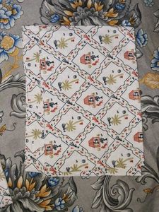 Bedsheet with ethnic pattern