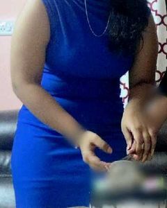 Royal Blue Ruched Dress