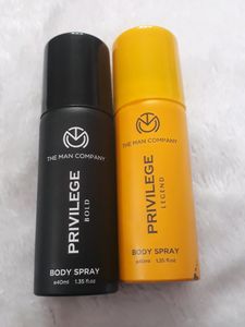 The Man company Privilege BOld and Legend Body Spray Combo