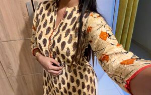 Designer Kurta with Paisley Print
