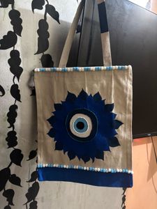 evil eye tote bag