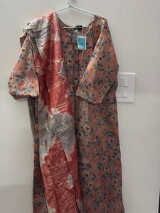 Floral Print Kurta Set with Dupatta