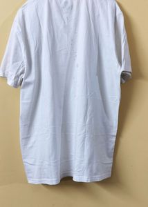 White Cotton Oversized T-Shirt