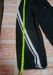 Stylish Black Wide Leg Track Pants