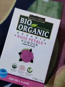 Indus Valley Organic Rose Petals Powder