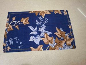 Blue Floral  Double Bed Sheet
