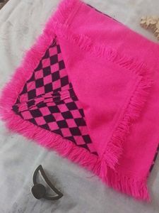 💯SALE Pink Patterned Poncho