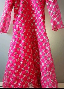 Boutique custome made Rani Pink Festive Frock