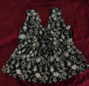 Floral Print mini Kurti