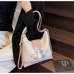 Cute Cat Design Shoulder Bag