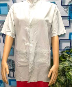 Mandarin Collar Button-Up Shirt as Nephron