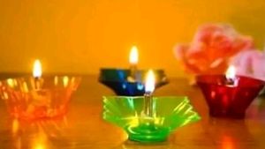 Brand New** 3d Reflection Diya..Pack Of 6