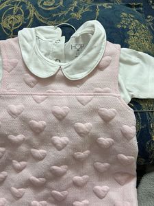 Cute Pink Heart Dress for Girls