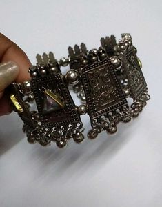 Boho Silver Tone Bracelet