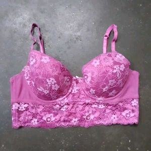 Pink Lace Bra &amp; Panty Set