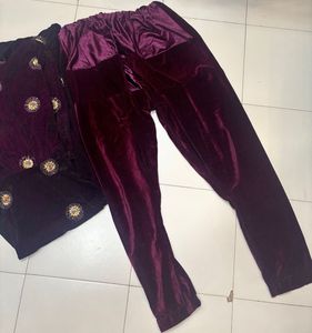 Imported Velvet  Frock