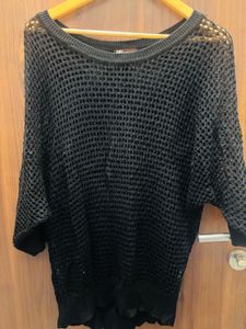 Black Knit Top