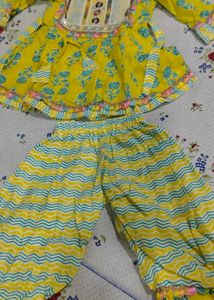 Beautiful Yellow Kurta Set
