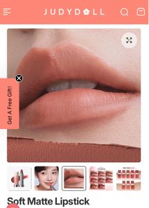 JUDYDOLL Soft Matte Lipstick 02