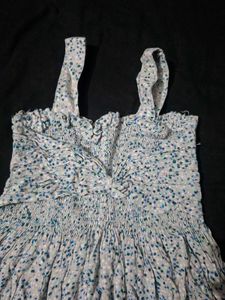 Cute Blue Floral Jumpsuit for Girls
