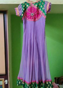 Party Wear Anarkali Top Medium Size