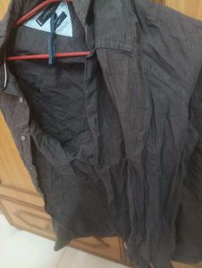 Men's Corduroy Button-Up Shirt