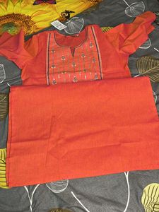 Orange Kurti