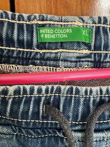 UCB KIDS Blue Wash Denim Jogger Jeans-xl