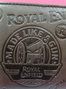 Royal Enfield Leather Wallet Brown