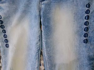 Stylish Blue Wash Denim Jeans