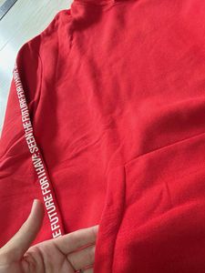 H&amp;M Red Graphic Hoodie