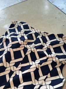 Stylish Sleeveless Navy &amp; White Dress