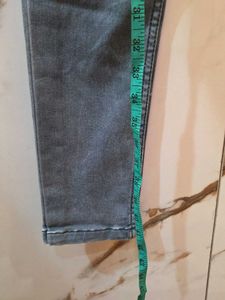Cantabil Stylish Grey Denim Jeans