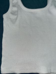 Ribbed Tank Tops - White &amp; Black